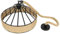 DC VOLTAGE Industrial Metal & Rope Pendant Light,30cm Retro Hemp Rope Black Ceiling Lampshade with 1m Adjustable Rope Pendant Lamp Shade for Living Room Bedroom Kitchen Hallways Floor Lamp