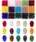 MissAudrey Teardrop Glass Crystal Beads for Jewelry Making 300pcs 8 x 12mm Faceted Vertical Hole Waterdrop Shape Loose Spacer Beads Assortment for DIY Bracelet Necklace Jewellery Making