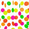 Neon Fluoreszierende Girlande Schwarzlicht Glow Party Decor Happy Birthday Banner Licht Neon Streamer Glow für Party Dekoration Rund