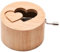 Spieluhr aus Bambus mit der Melodie: Kanon in D von Johann Pachelbel - music box von Kurbelwerk green-line, Love-Edition mit Doppelherz