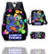 Regenbogen Freunde Rucksack, Rainbow Friends Schulranzen Set, Anime Cartoon Spiel 3D Druck Studenten Schultasche, Rucksack, Umhängetasche, Federmäppchen dreiteiliges Set