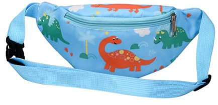 Kids Bum Dinosaurier Gürteltasche,Kinder Bauchtasche Hipsack Gürteltasche Taille Tasche Fanny Pack Stoff Nylon Geld Gürtelfür Kinder Grils Jungen Laufen Wandern Reisen Sport