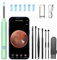 Ohrenschmalz Entferner Otoskop, LMECHN WiFi Ohrenreiniger mit 6 LEDs, 1920P Ohrreiniger für Erwachsene mit 3,5mm Linse, IP67 Wasserdicht Ohrreiniger für iPhone, iPad und Android-Smartphones(Grün)