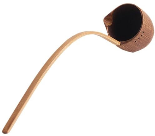Louche À Thé Japonaise, Cuillère En Bambou Naturel Avec Long Manche, Trempette À, Louche À, Outils De Cérémonie Du Thé