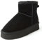 Shenduo Donna Plateau Stivali Caviglia Impermeabile, Stivaletti Invernali D9318 Nero 38EU