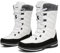 Geweo Stivali Donna Invernali Impermeabile Scarpe da Neve Fodera Calda Scarpe Invernali Outdoor Snow Boots Bianco 40