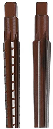 2 Stück Reibahlen, 2 Stück Grobe, Feine Morsekegel-Reibahle, Hartstahl-Set, Hand, Gerader Schaft, HSS-Schneidwerkzeuge, MT3-Geschwindigkeit (KIMISS8xeryzmv4t-11)