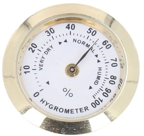 Gitarren-Geigen-Thermometer-Hygrometer, Luftfeuchtigkeitsmesser aus Legierung für Violine, Gitarre und Andere Instrumente