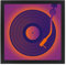 GraduationMall 32x32cm Schallplatten Rahmen Echtglas Schallplattenrahmen für Vinyl und LP Cover Schwarz Wandhalterungen
