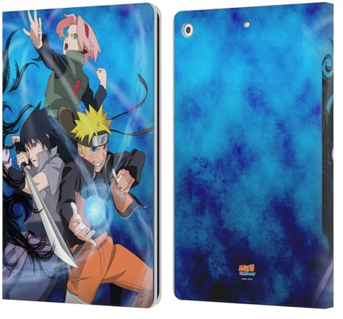 Head Case Designs sous Licence Officielle Naruto Shippuden Équipe 7 Art Clé Étui Portefeuille en Cuir Compatible avec Apple iPad 10.2 2019/2020/2021