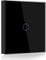 BSEED Touch Light Switch 1 Gang 1 Way, Tempered Glass Panel Light Switches with LED Indicator, White Touch Sensitive Light Switch-No Neutral Wire