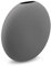 Cooee Design Vase Pastille aus Keramik in der Farbe Grau Handgefertigt, Durchmesser: 15cm, Höhe: 14cm, HI-028-024-GY