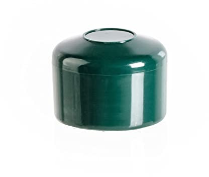 EMFA Zaunpfahlkappe rund 41,7 mm Grün 10 Stück Pfostenkappe rund Zaunpfostenkappen Zaunabdeckung Kunststoff Deckel Zaunkappen