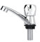 Moderner ABS-Einzel-Kaltwasserhahn mit Chrom-Finish, Wasserhahn, Spülbecken-Zubehör für Zuhause, Badezimmer, Waschbecken, Küche, Handwaschbecken, 3 Grifftypen optional (Diamant)