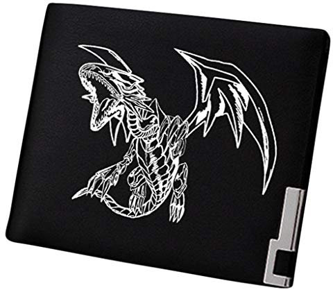 WANHONGYUE Yu Gi Oh Anime Bifold Brieftasche Kunstleder Schlanke Geldbörse Portemonnaie Kreditkartenhülle /14