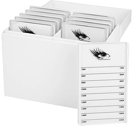 10 Layers Eyelash Extension Storage Box, Acrylic False Eyelash Makeup Organizer Holders, Makeup Cosmetic Case Grafting Eyelash Extension Tool