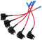 Keenso 5pcs Add-A-Circuit Tap Adapter Blade Standard (ATO, ATC) Blade Fusesadd a Circuit tap autozekeringhouder