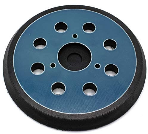 Disco abrasivo adesivo, 125 mm, con velcro, 8 fori, per levigatrice eccentrica Hitachi SV13YA, SV13YB