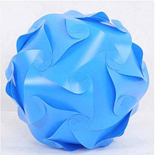 Yilu 25CM Puzzle Lamp Shade Ceiling Lampshade Elements IQ Puzzle Jigsaw Light Lamp Shade Ceiling Lampshade Creative DIY Chandelier Light