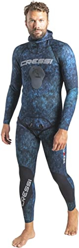 Cressi Spearfishing and Freediving Wetsuit with Loading Chest Pad, Knee Protection, Anatomical Design - Tokugawa: Designed in Italy