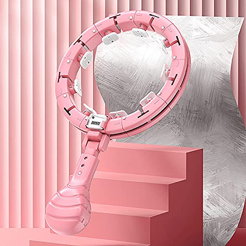 Smart Hula Hoop, Verstellbarer Smart Hula-Reifen für Abdomen Fitness Gewichtsverlust Massage, mit Zählung, Gürtel, Gravity Ball/B/XL