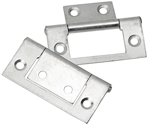 TIMCO Flush Hinges (105) Steel Silver - 50 x 38.5