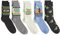 Star Wars Herren The Mandalorian 5 Pack Crew Lässige Socken, Grau Sortiert, 43-47 EU