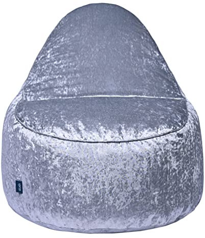 Loft 25 Gaming Sitzsack für Erwachsene | Indoor sitzsessel Wohnzimmer sitzsack Sessel | Langlebig Bean Bag Chair & komfortabel beanbag | Ergonomischen Design sitzsack mit füllung (Glitz, Hai)