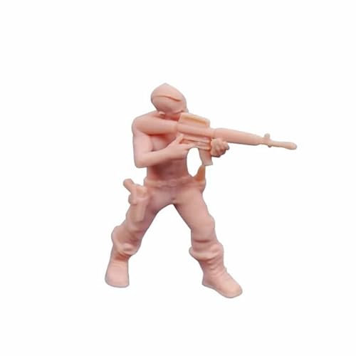 ZEDACA 1:43 Figur Infantry Shootout Miniaturmodell Sandtisch Schurkenszene muss selbst koloriert Werden-Style 1