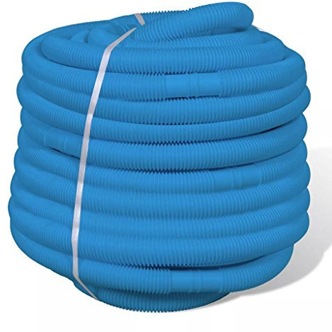 Festnight Manguera Limpiafondos Piscina, Manguera con 2 Terminales,Manguera Estándar Limpiafondos,Ø32 mm, 50 m,Azul