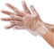 HOT BARGAINS 1000 X PE Gloves Disposable Plastic Gloves Transparent One Size Fits All Waterproof for Cleaning Safety Food Handling for Restaurant, Kitchen use, Cleaning (1000)