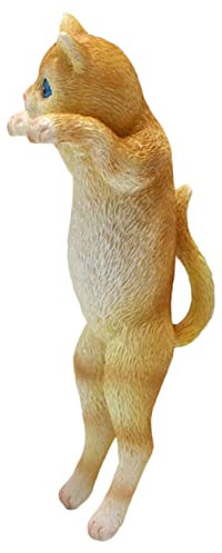 BESPORTBLE Cat Flower Pot Ornament Home Cat Statue Plant Pot Hanger for Garden Decor