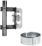 HDSAT Cerclage cheminée Simple Galvanisé 2 tendeurs + Feuillard Galvanisé 20m