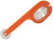 Rotella Tagliapasta Taglia Pasta Sfoglia Fresca – con 3 Lame Liscia e Dentate - Tortellini, Ravioli Pasta Fatta a Mano – Leggero e Resistente (Arancione)