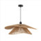 Paco Home LED Pendellampe Wohnzimmer Pendelleuchte Esszimmer Hängeleuchte Küche Lampenschirm Papier Deko Boho Style E27, Farbe:Schwarz, Leuchtenart___Farbe:Typ 4
