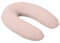 Doomoo Still-& Schwangerschaftskissen Buddy - 180cm inkl. Bezug aus Bio-Baumwolljersey, mit feiner EPS-Mikroperlenfüllung, Oeko-TEX® Standard 100, Cloudy Pink