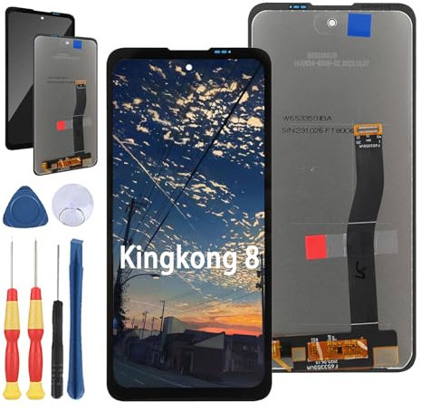 Yuxyiony Repuesto de LCD Pantalla para Cubot Kingkong 8 LCD Display Repair Screen y Accesorios de Herramientas de Repuesto.