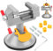 DXIA Universal Drill Press Vise Clamp, Flat Tabletop Clamp Drill Press Vise Tools, for Model Resin Jewelry Walnut Amber Beeswax Nut, Watch Repairing, DIY Sculpture Craft Carving Bed Tool, Silver