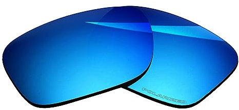 BlazerBuck Polarisierte Ersatzgläser für Oakley Wire Tap 2.0 RX OX5152 56 mm Brillen, Eisblau, polarisiert, 0