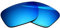 BlazerBuck Polarisierte Ersatzgläser für Oakley Wire Tap 2.0 RX OX5152 56 mm Brillen, Eisblau, polarisiert, 0
