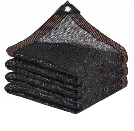 90% Shade Cloth with Grommets, 1mx2m Garden Mesh Shade Tarp Sunblock Shade Net UV Resistant Netting for Greenhouse Garden Patio Plant Flower Chicken Coop Carport