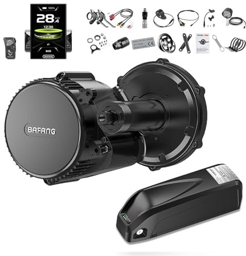 Bafang Ebike Conversion Kit BBS02B 48V 750W Mid Drive Kit CAN Protocol Electric Bike Conversion Kit with 48V 20Ah Battery DPC010 Display & 44T Chainring for BB68-73mm Mountain Bike