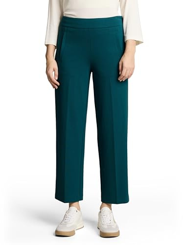 TOM TAILOR Damen 1049981 Hose, 12818-Deep Meadow Green, 40W x 28L