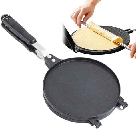 Waffeleisen - Waffelmaker Mit Antihaftbeschichtung | Aluminium-Druckguss-Waffelmacher | 38,5cm / 43cm Aluminium Waffel- & Sandwich Pfanne