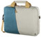 Hama Laptoptasche 34 cm, 13,3 Zoll (gepolsterte Umhängetasche mit Tragegurt und Handgriff, Schultertasche für Damen und Herren, Aktentasche mit Platz für Zubehör) grau, türkis