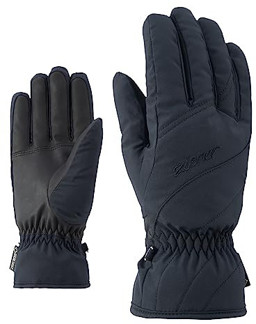 Ziener Damen KIMAL GTX lady glove Ski-handschuhe/Wintersport | Wasserdicht, Atmungsaktiv, Black, 6