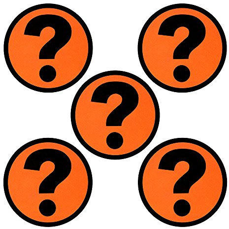 Fragezeichen Magnete 5 cm für Magnettafeln, Kühlschränke, Plantafeln und Whiteboards. Emoji Magnet Question Mark - 5 stück - 5cm