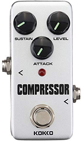 VIDOO Mini Procesador Efectos De Guitarra Pedal Board Fit Compresor De Guitarra Eléctrica