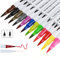 Tioamy Pinselstifte Dual Brush Pen Filzstifte Set 12 Farben Textmarker Fineline-Tipp für Kinder und Erwachsene Farbton Malerei Wiedergabe Kunst Manga Comic Calligraphy Animation