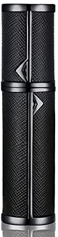 BRARIOS Atomizador de perfume rellenable, 5 ml, mini perfume, botella pulverizadora pequeña para perfume, botellas de perfume vacías para viajes (negro B)